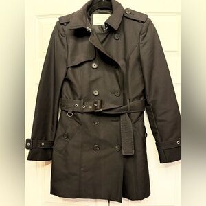 Women’s  black Zara trench coat